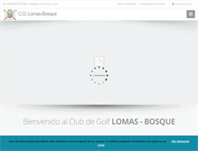 Tablet Screenshot of lomas-bosque.com